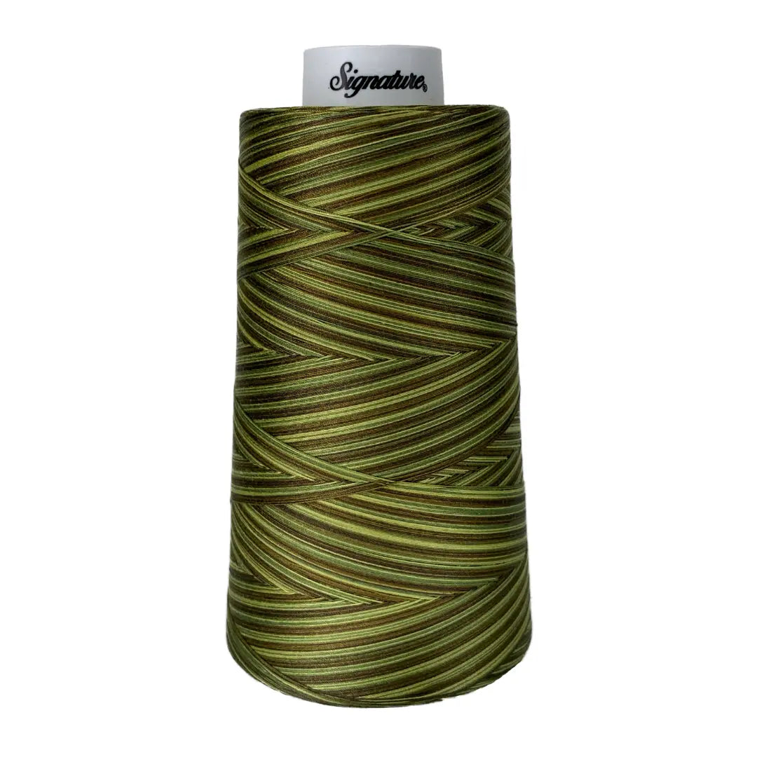 Cotton Variegated Thread Olive Hues 3000 Yards