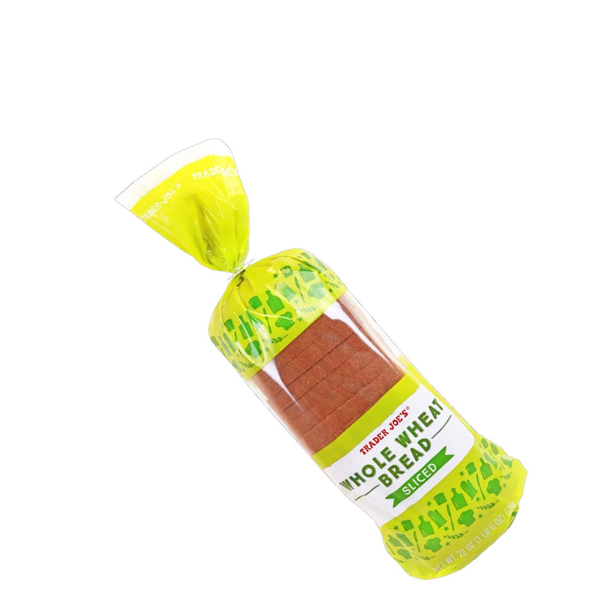 Trader Joe's Nutritious & Fresh Whole Wheat Sliced Bread (22 Oz)
