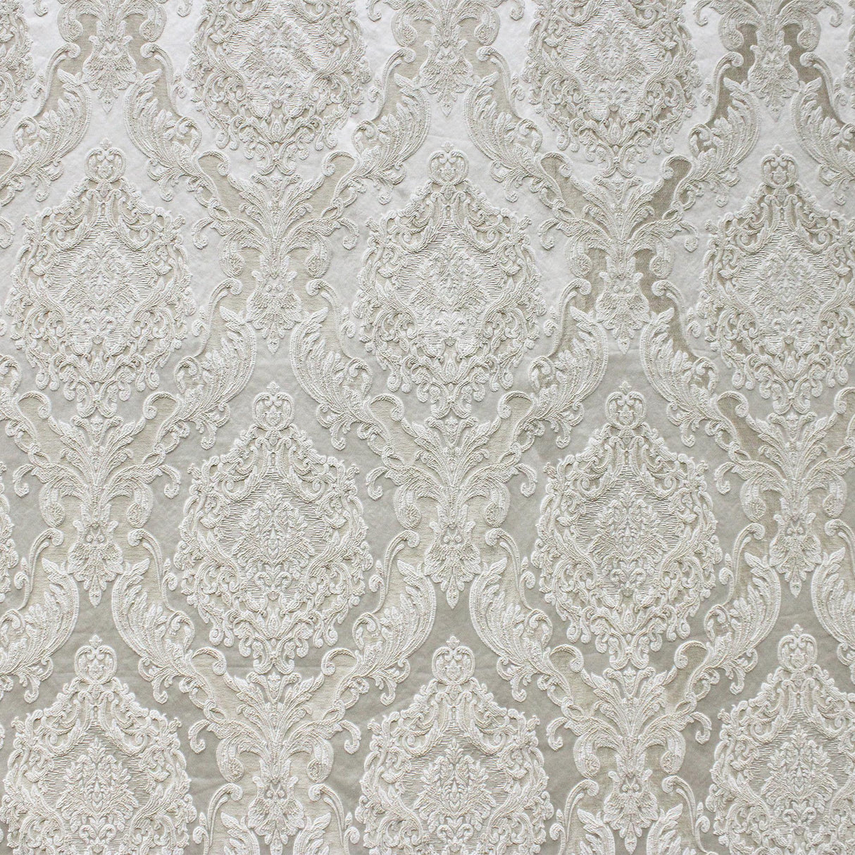 Varley Damask Jacquard Polyester Fabric - Textured Damask, 53" Width (1 Yard)