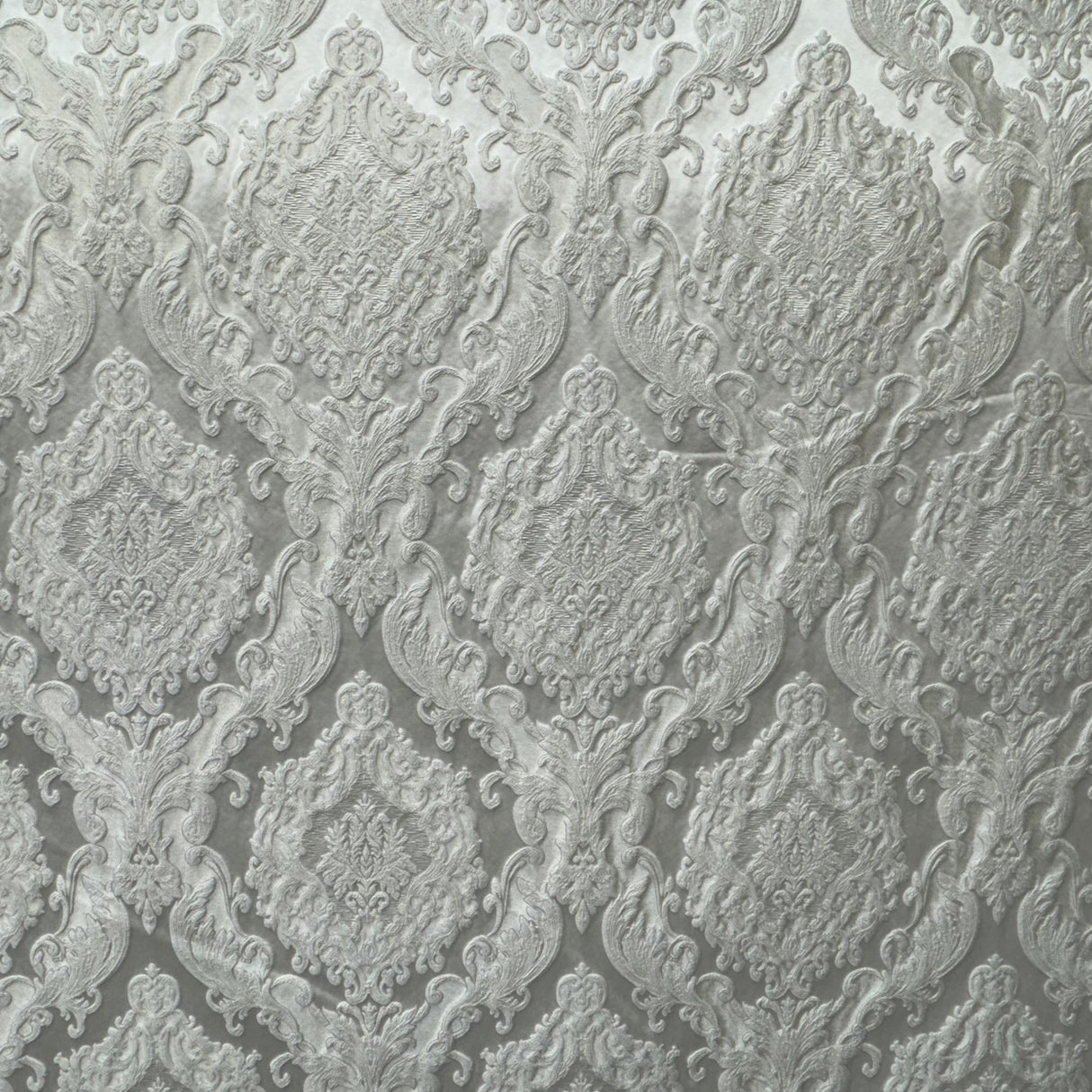 Varley Damask Jacquard Polyester Fabric - Textured Damask, 53" Width (1 Yard)