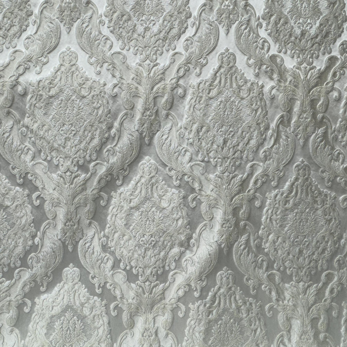 Varley Damask Jacquard Polyester Fabric - Textured Damask, 53" Width (1 Yard)