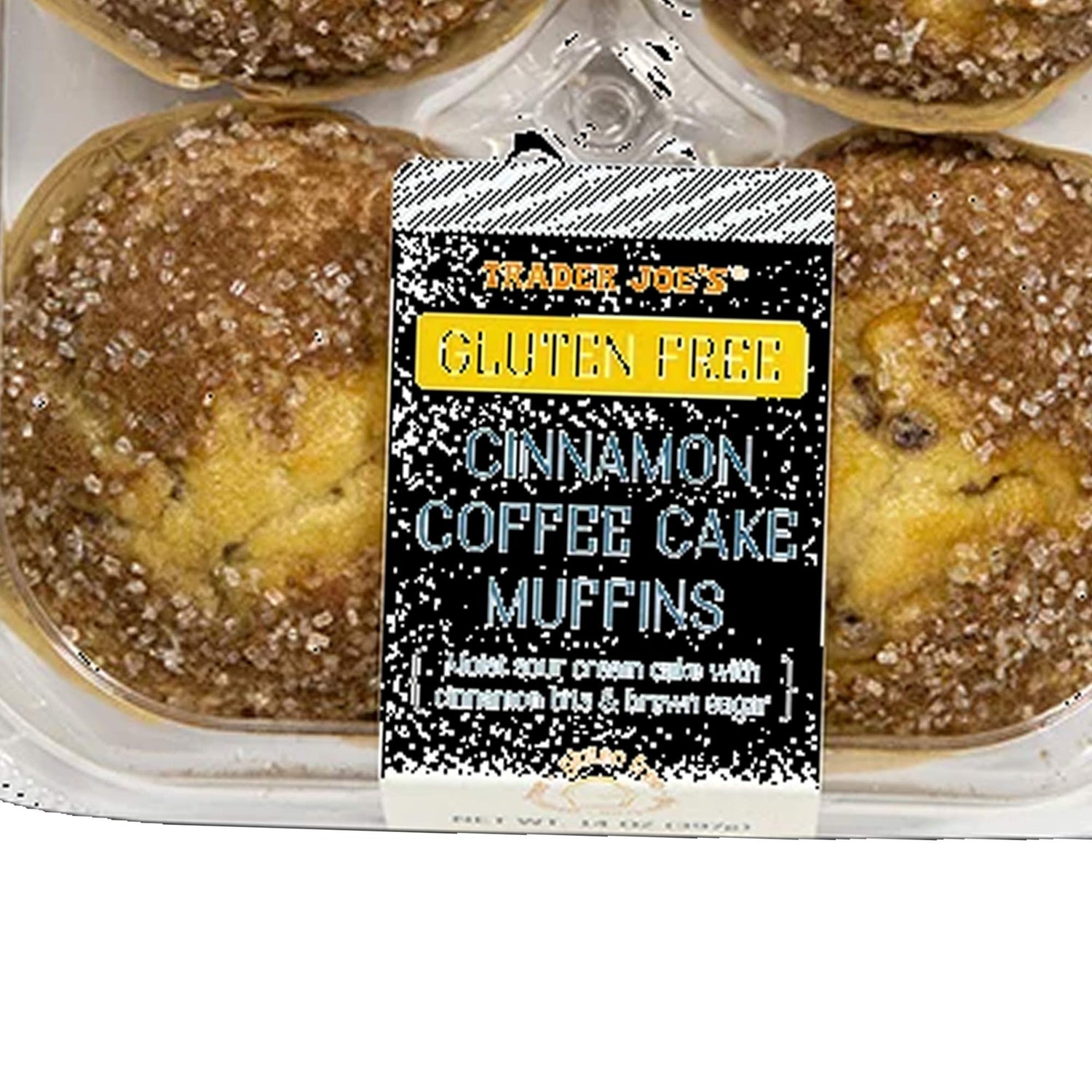 Trader Joe’s Gluten Free Cinnamon Coffee Cake Muffins 14 Oz