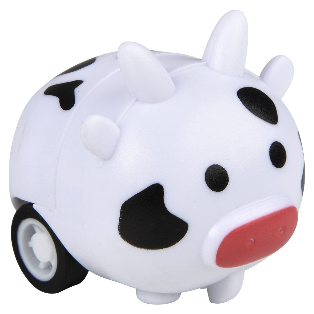 Mini Animal Pull Back Cars (24 Pc Canister)