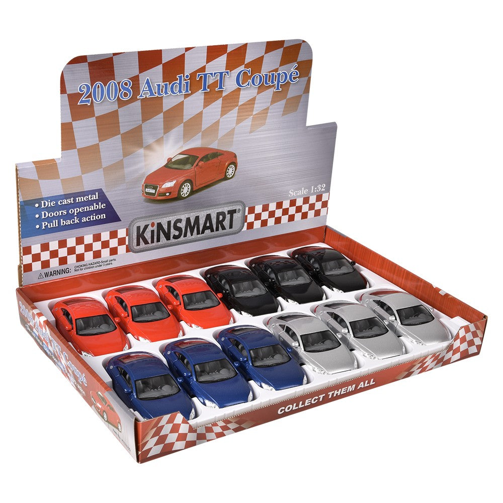 Die-Cast Pull Back Audi TT Coupe (1 DSP)
