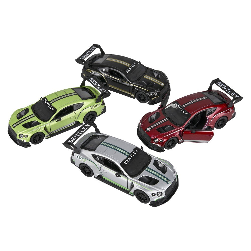 Die-Cast Pull Back Bentley Continental GT3 (12 Pc Display)