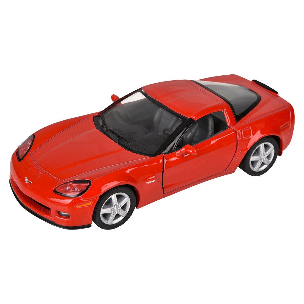 Die-Cast Pull Back 2007 Chevrolet Corvette Z06 (12 PC Display)