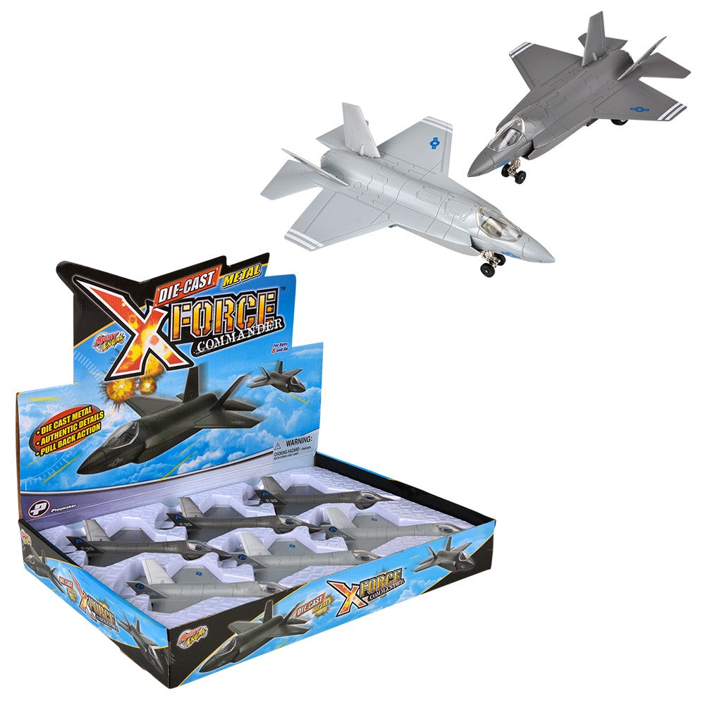 Die-Cast Pull Back F-35 Lightning II (6 Pc Display)