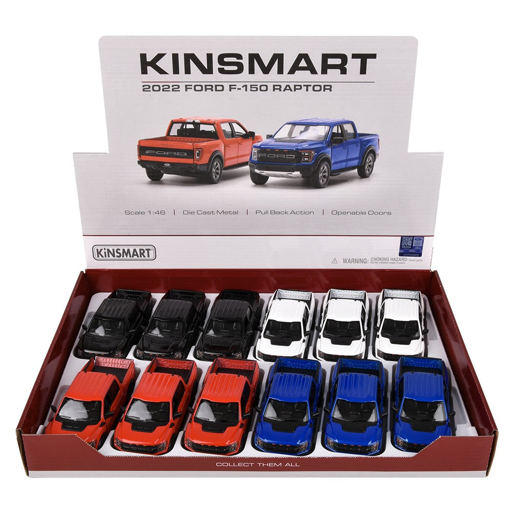 Die-Cast Pull Back 2022 Ford F-150 Raptor (1 DSP)