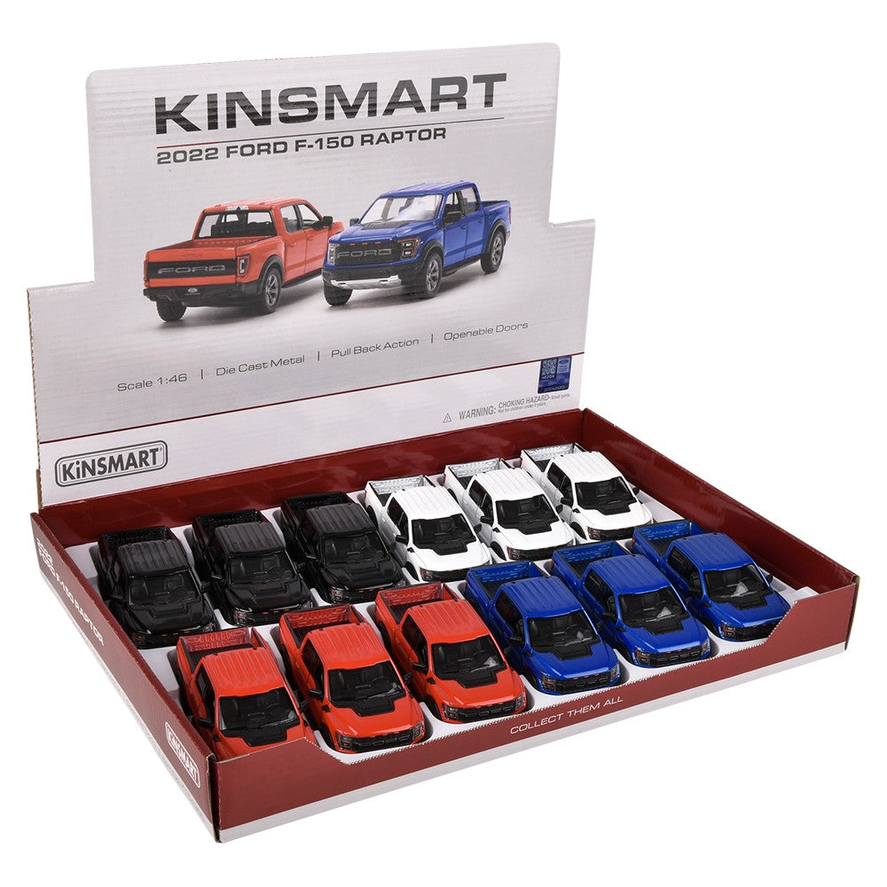 Die-Cast Pull Back 2022 Ford F-150 Raptor (1 DSP)
