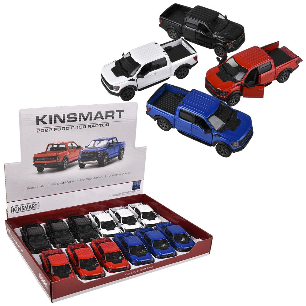 Die-Cast Pull Back 2022 Ford F-150 Raptor (1 DSP)