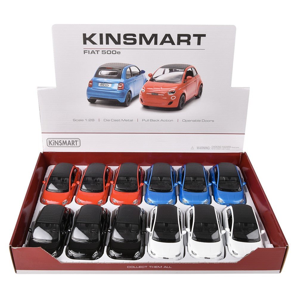 Die-Cast Pull Back Fiat 500e (1 DSP)