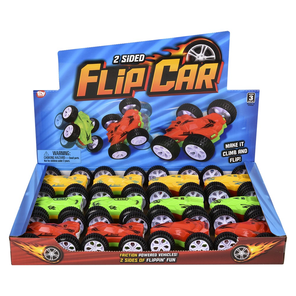 Flip Friction Car 3.5" (12 Pc Display)