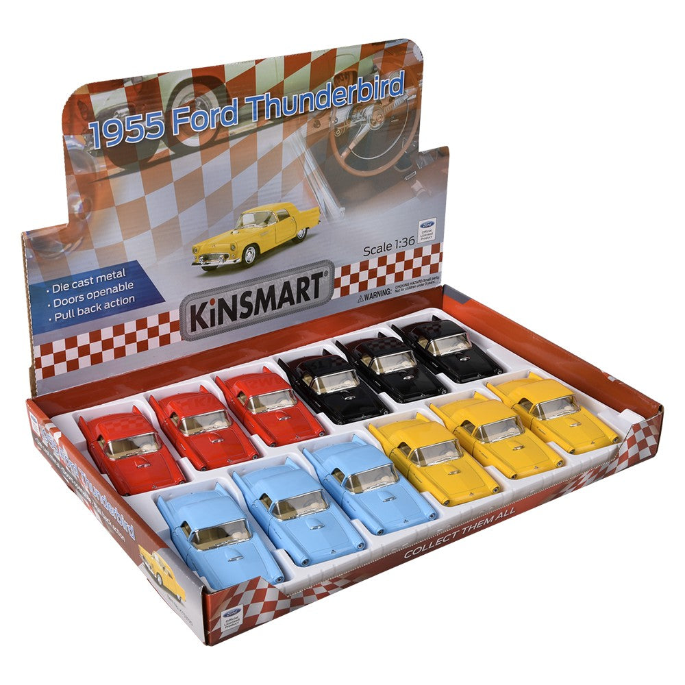 Die-Cast Pull Back 1955 Ford Thunderbird (1 DSP)