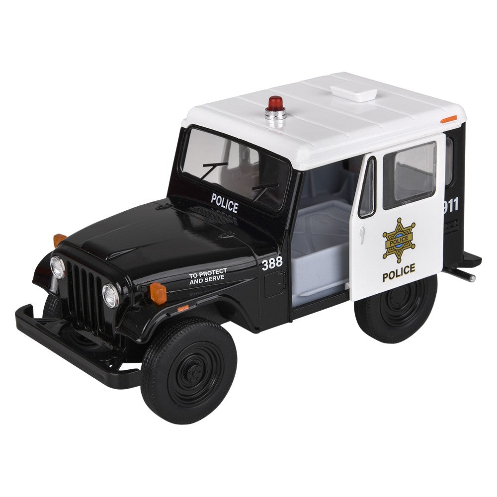 Die-Cast Pull Back 1971 Jeep DJ-5B Police (1 DSP)
