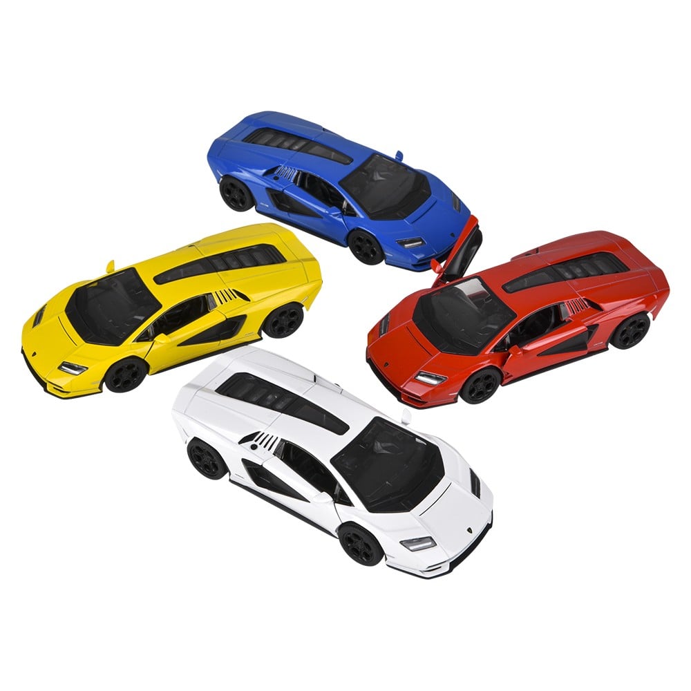 Die-Cast Pull Back Lamborghini Countach LPI 800-4 (12 PC Display)