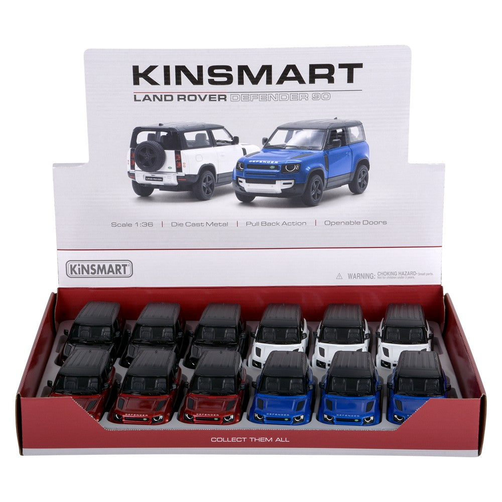 Die-Cast Pull Back Land Rover Defender 90 (1 DSP)