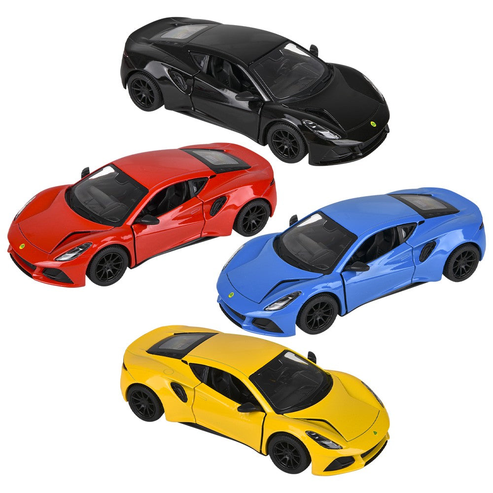 Pull Back Lotus Emira Die-Cast Car (12 Pc Display)