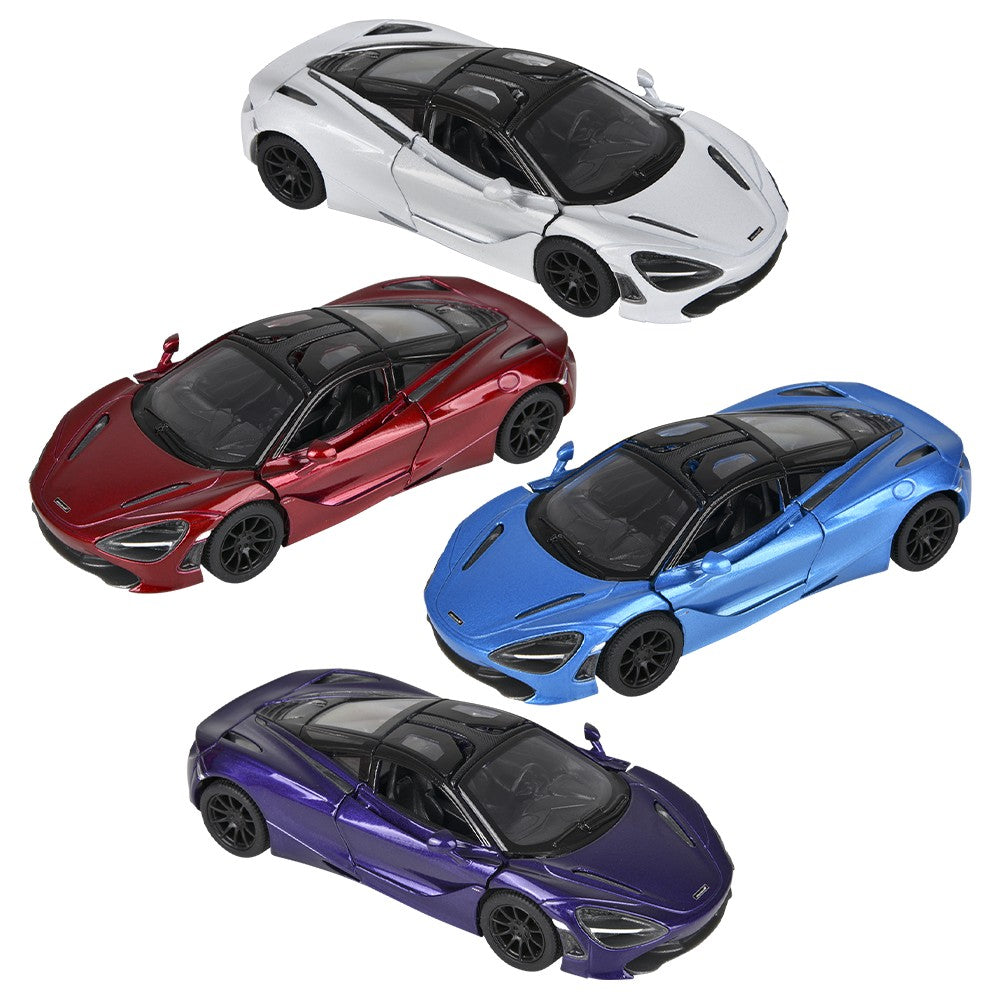 Die-Cast Pull Back McLaren 720S (12 Pc Display)