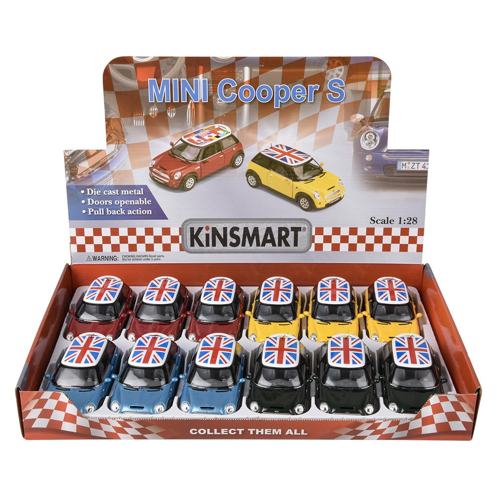 Die-Cast Pull Back Mini Cooper (1 DSP)