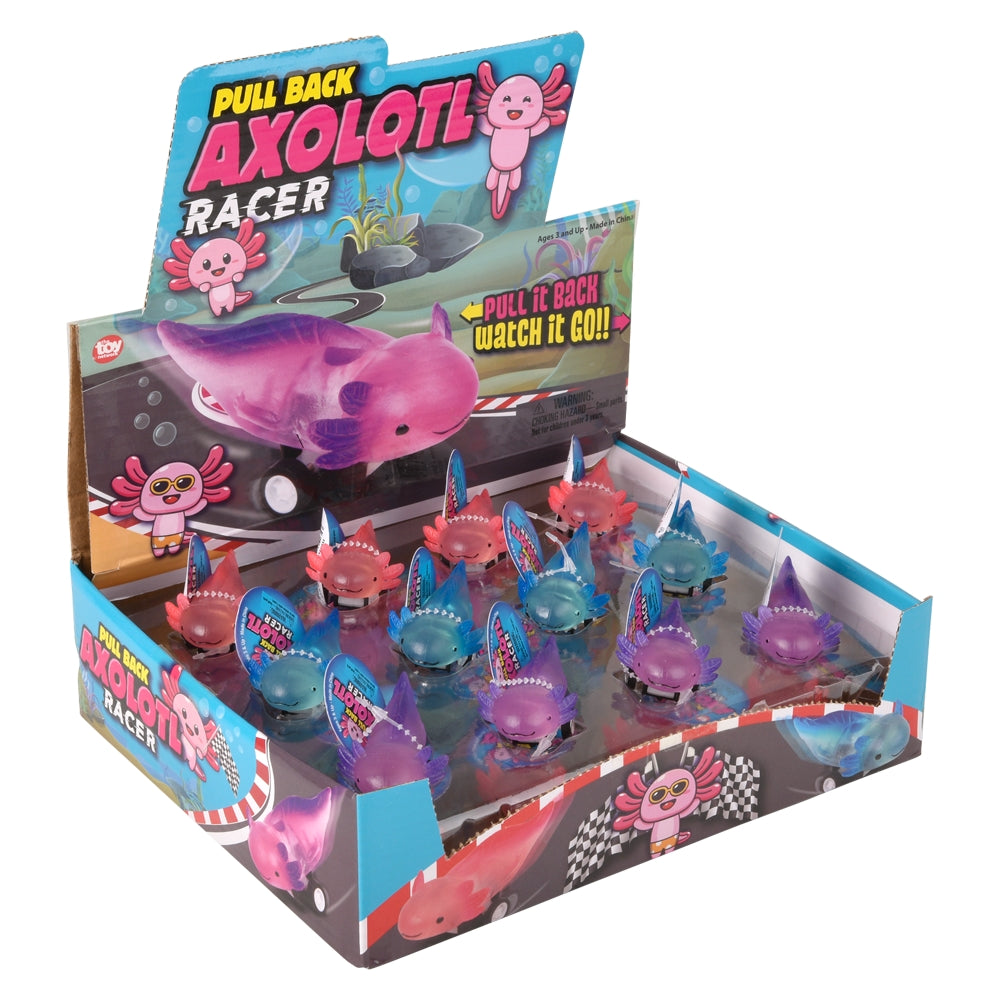 Pull Back Axolotl Toy (24 Ct Display)