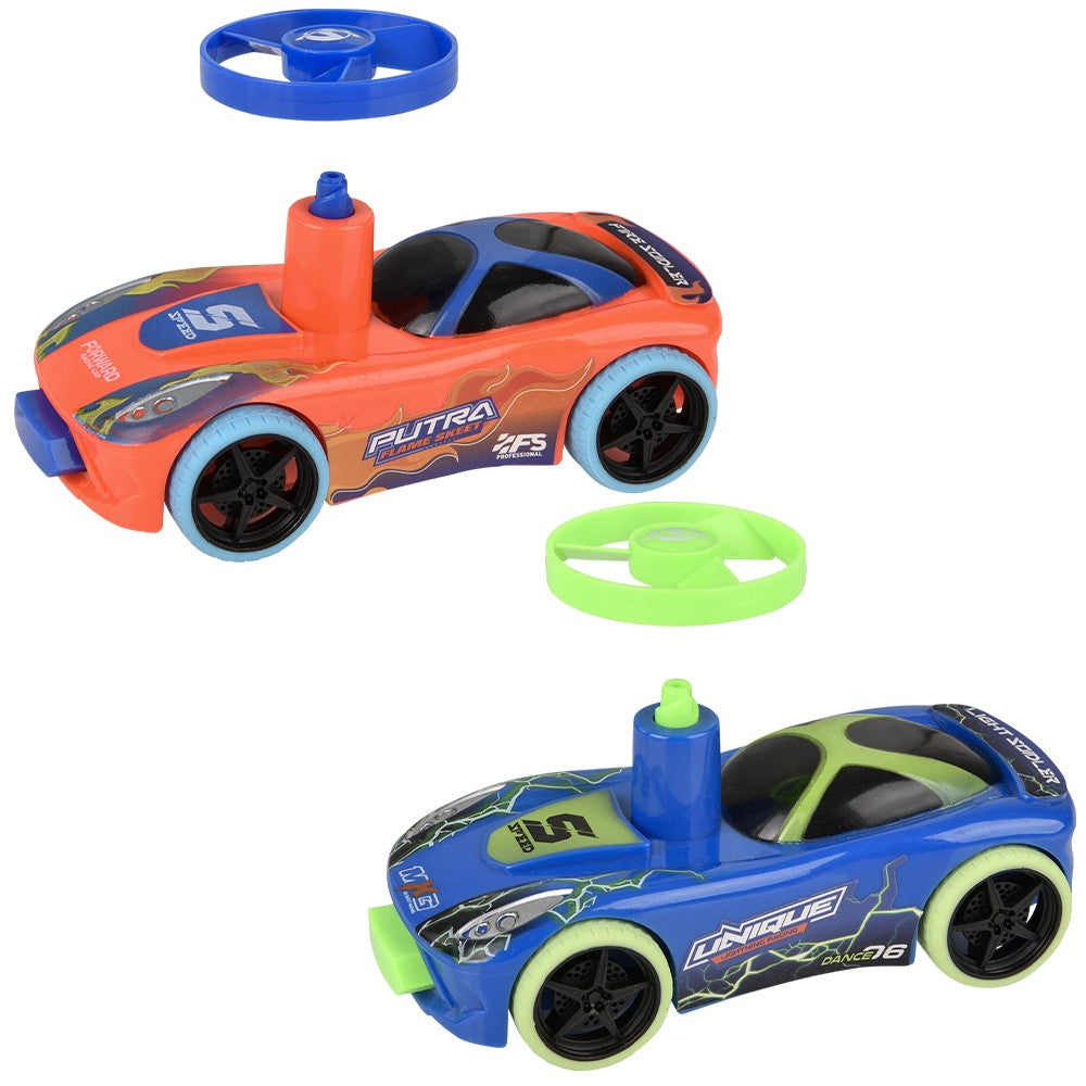 Flying Disc Race Car 8ct