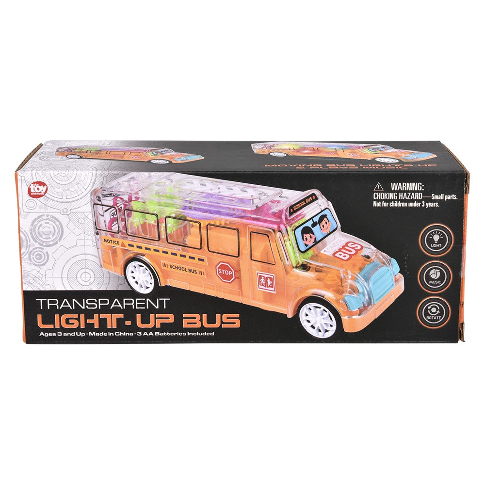 Light-Up Transparent Bus
