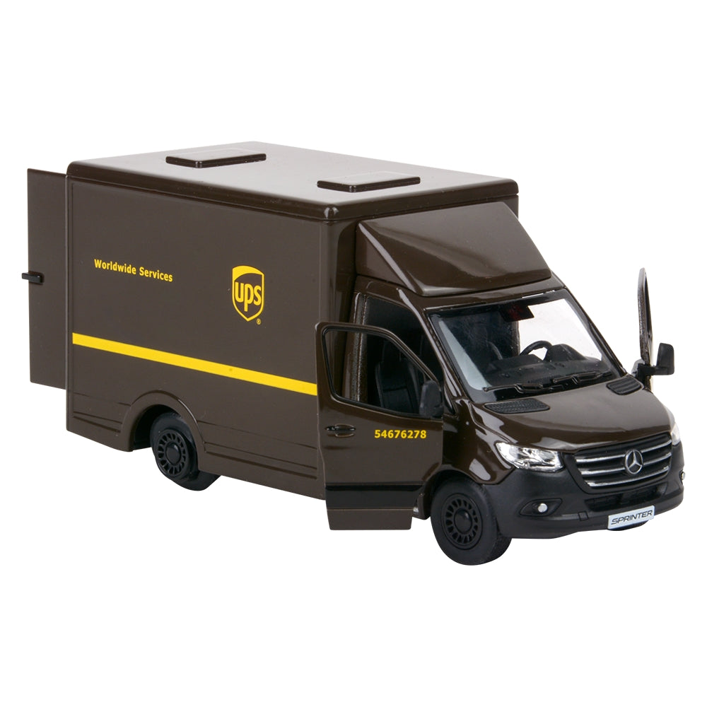 Die-Cast UPS Mercedes-Benz Sprinter Box Truck (12 PC Display)