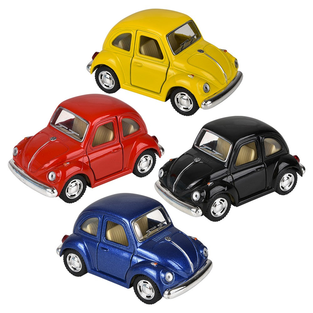 Die-Cast Pull Back 1967 VW Classic Beetle (12 PC Display)