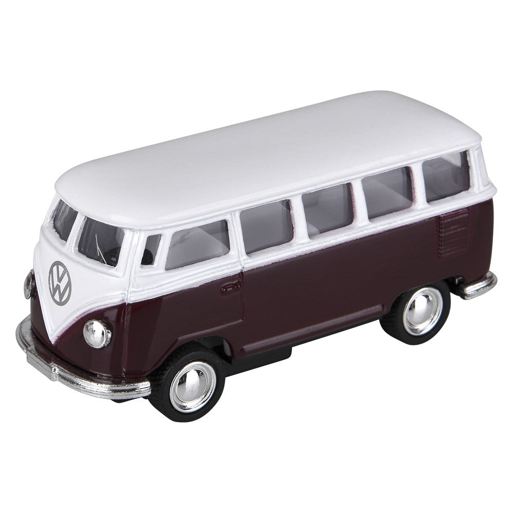 Die-Cast Pull Back 1962 VW Classic Bus (12 Pc Display)