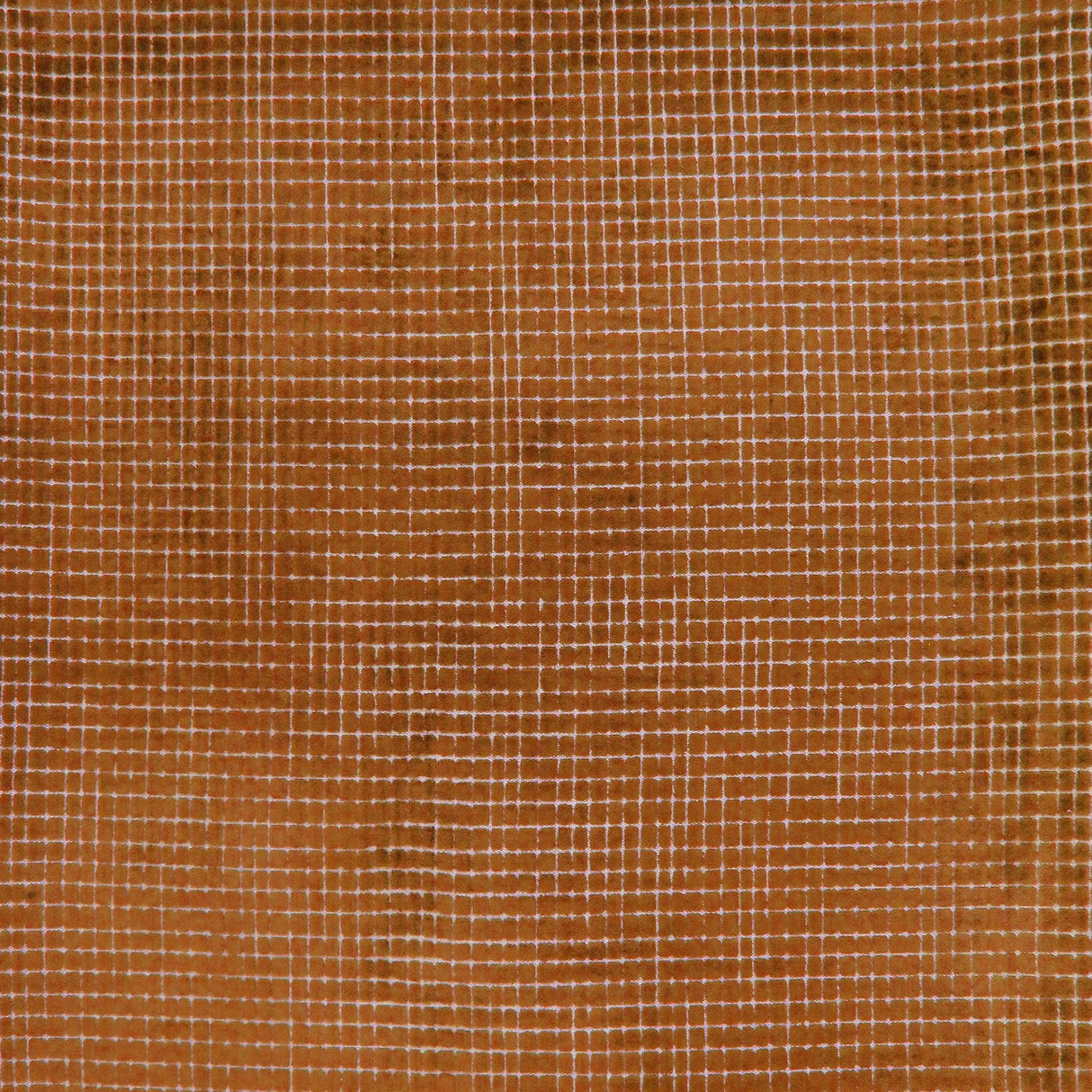 Vika Velvet Fabric - Geometric Small Square, 55" Width (1 Yard)