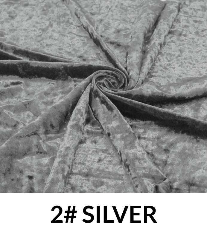 VLA1401 Crushed Velvet Polyester Spandex Fabric - Crushed Velvet, 58-60" Width