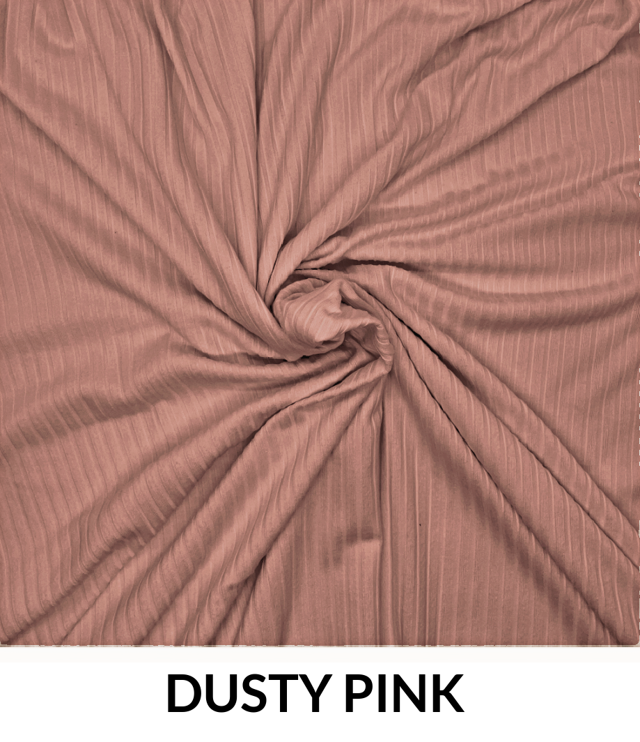 Yummy Rib 6 X 2 Polyester Spandex Fabric - Ribbed, Stretch Fabric