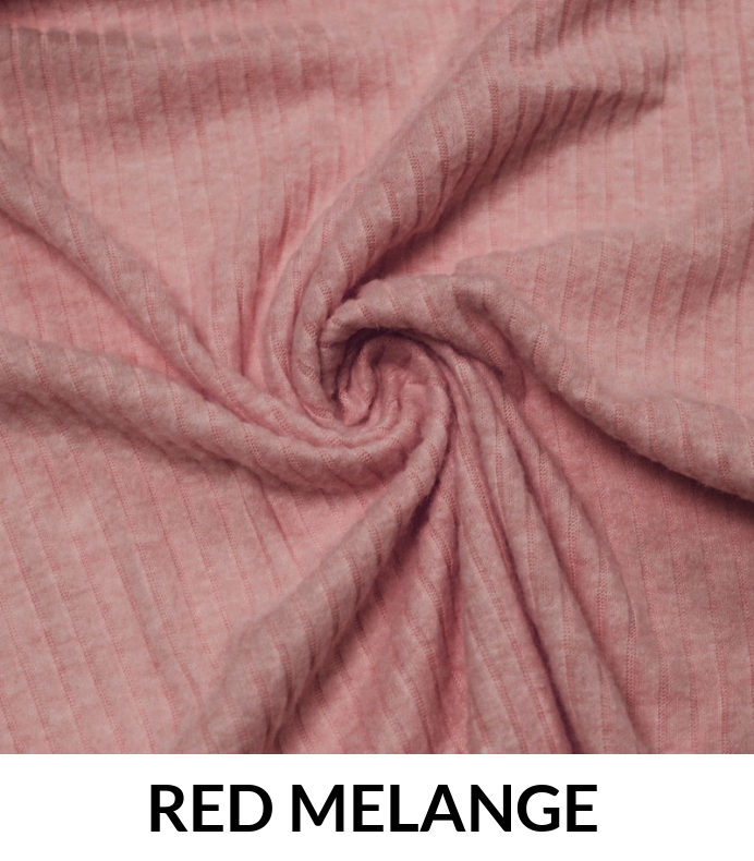 Rayon Spandex 185 GSM 8X5 Rib Fabric - Ribbed Knit, 185 GSM