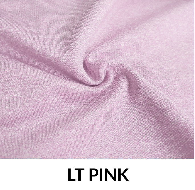 VLA730 Anti-Microbial Heather Look Polyester Spandex Fabric - Heather Look, 265 GSM