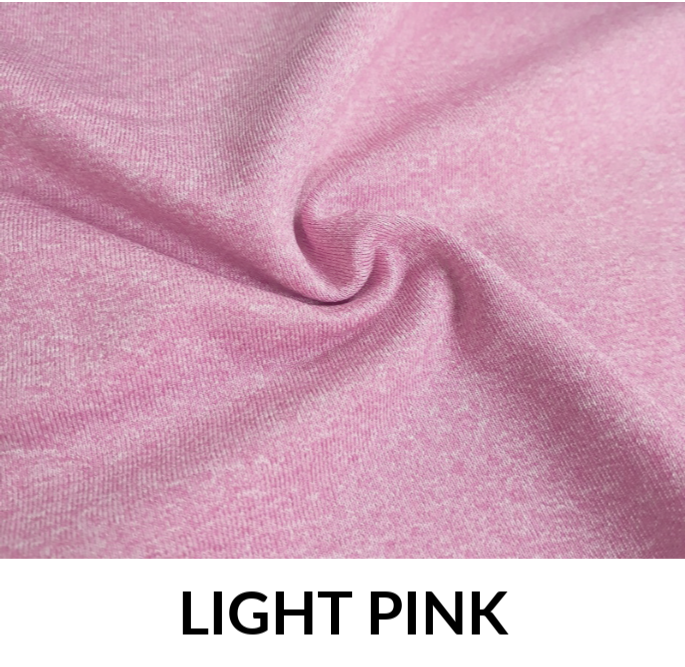 VLA730 Anti-Microbial Heather Look Polyester Spandex Fabric - Heather Look, 125 GSM