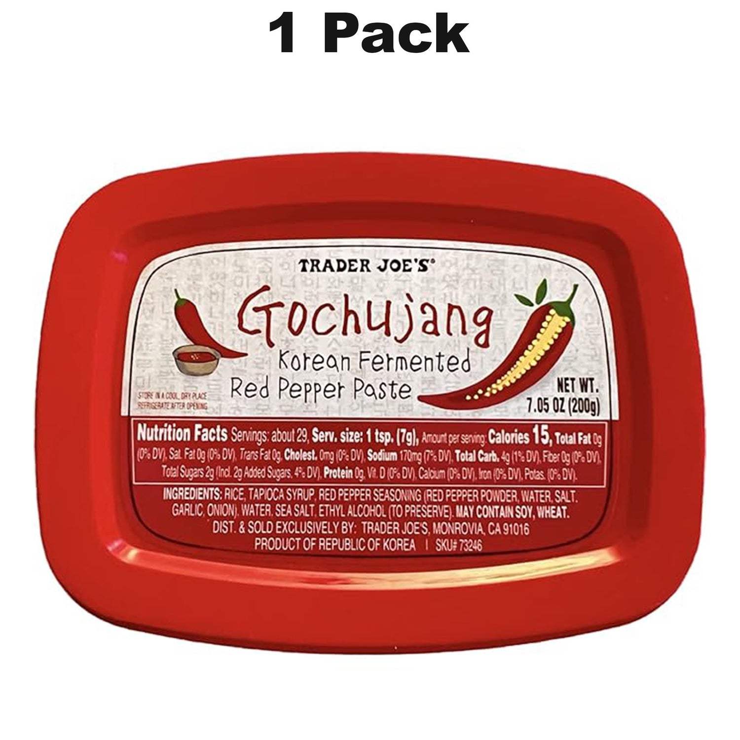 Trader Joe’s Gochujang Korean Fermented Red Pepper Paste