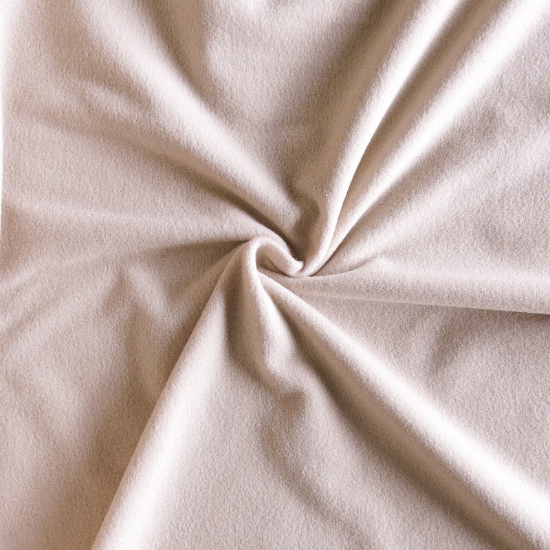 Polartec Powerstretch Fleece Knit - Vanilla Cream 29" Remnant