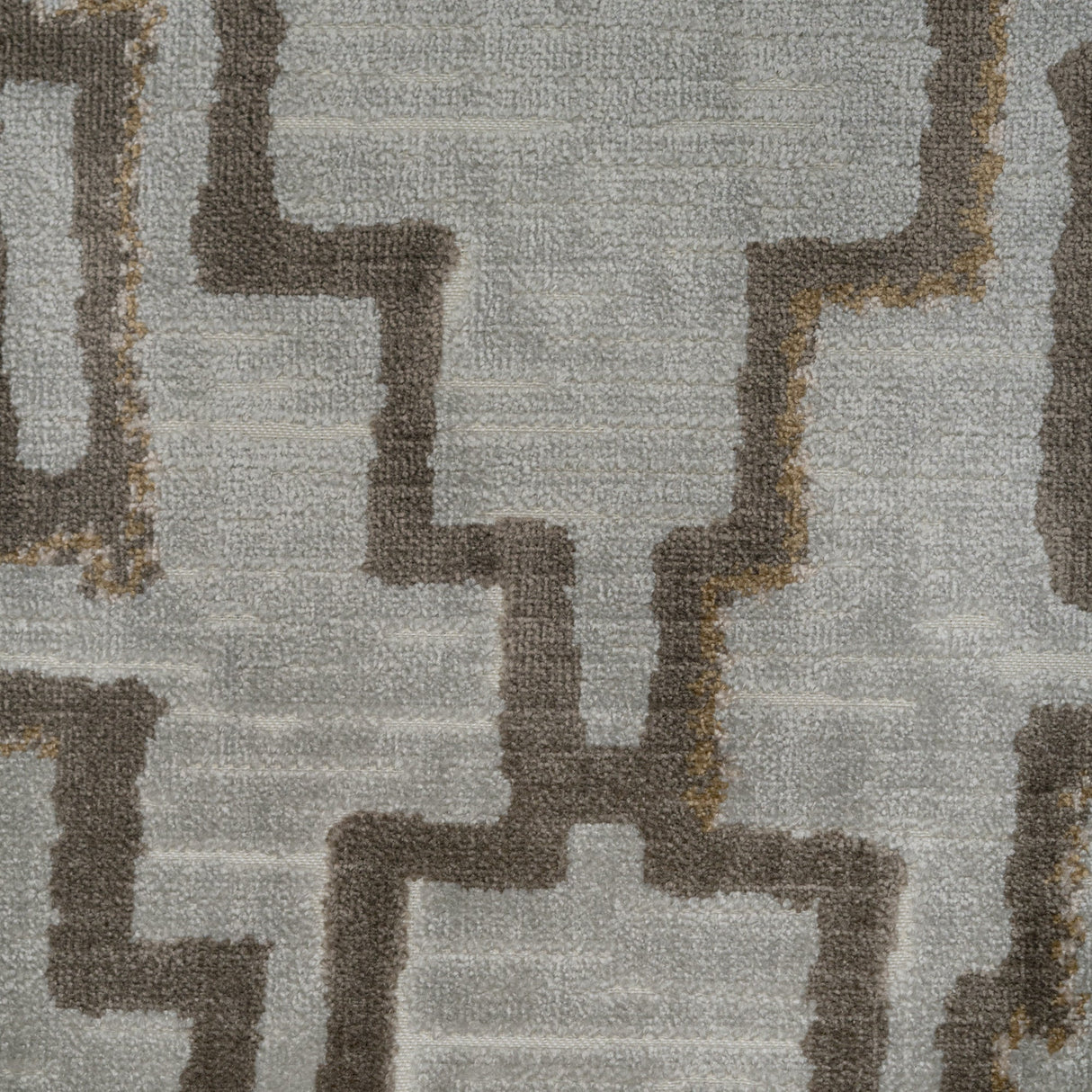 Cut Velvet Upholstery Fabric Venturo Geometric Pattern