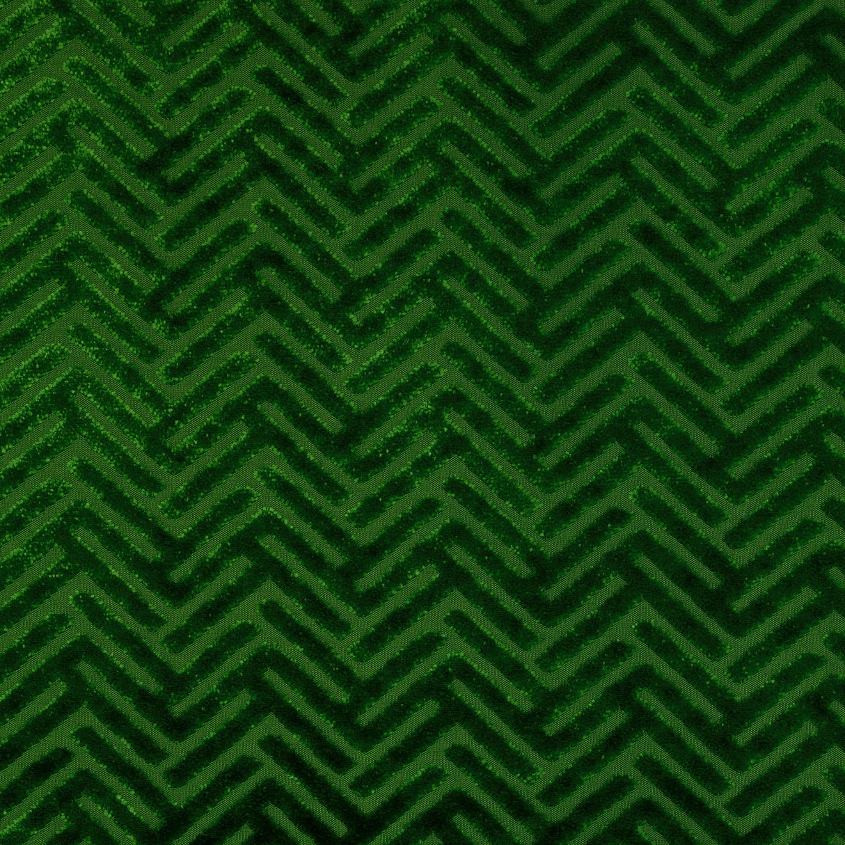 Burnout Velvet Upholstery Fabric Geometric Arrow Pattern