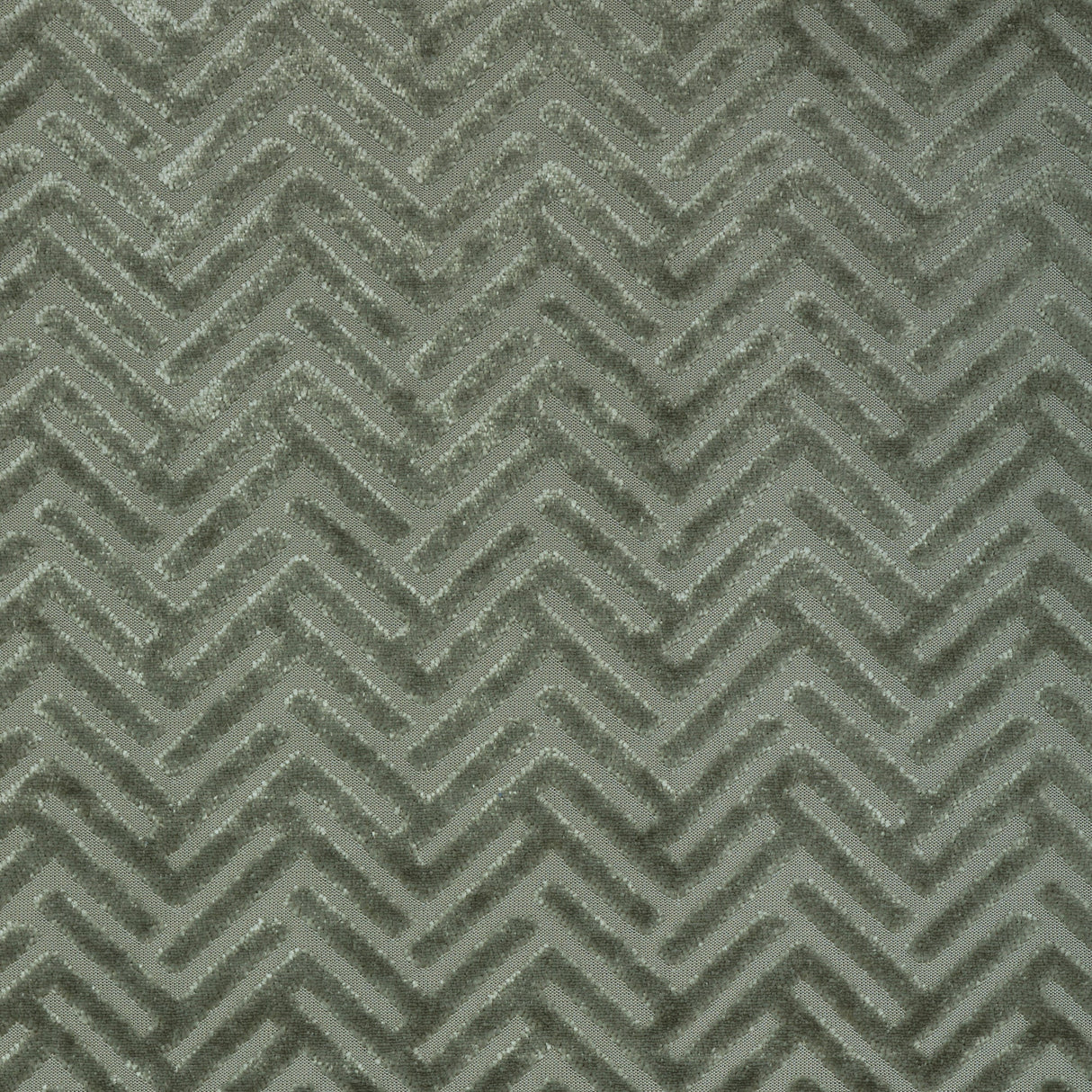 Burnout Velvet Upholstery Fabric Geometric Arrow Pattern