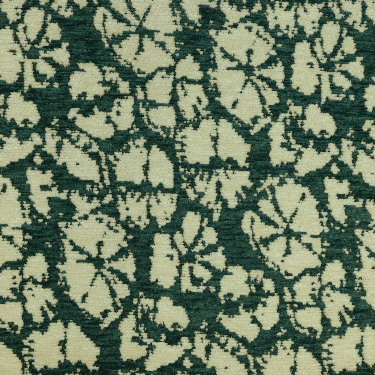 Chenille Jacquard Upholstery Fabric Vivian Flower Theme
