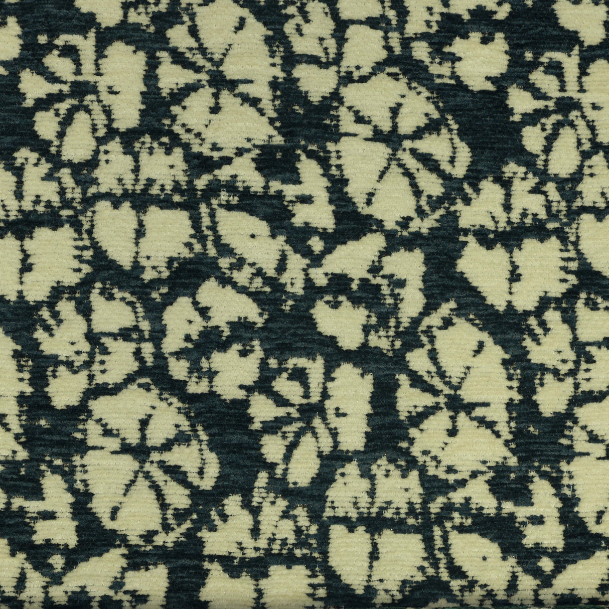 Chenille Jacquard Upholstery Fabric Vivian Flower Theme