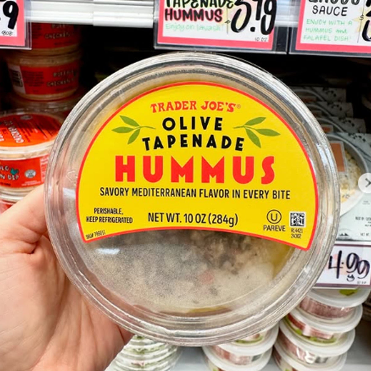Olive Tapenade Hummus - 10 Oz