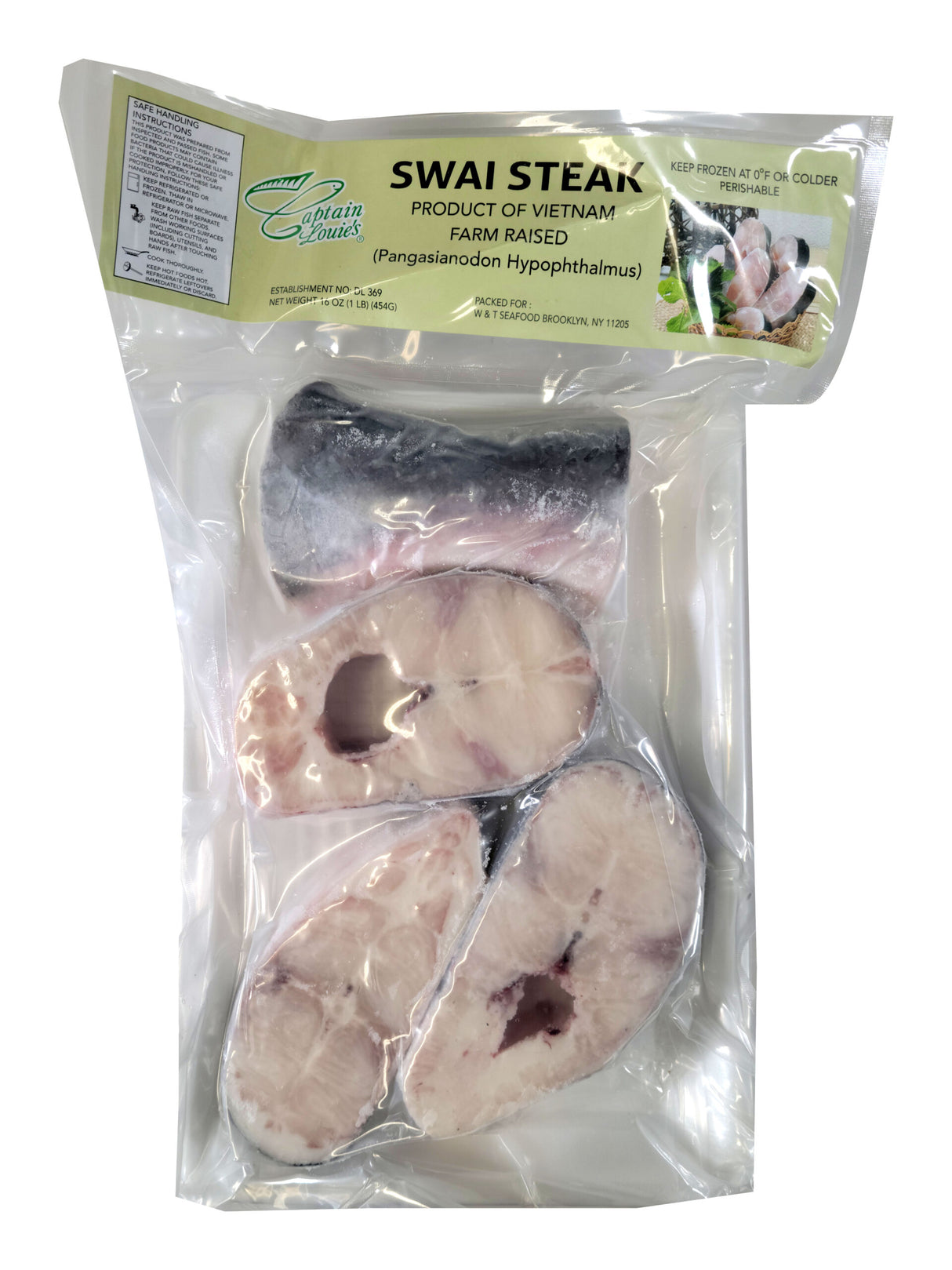 Swai Steak 16 Oz (1LB) (454g)