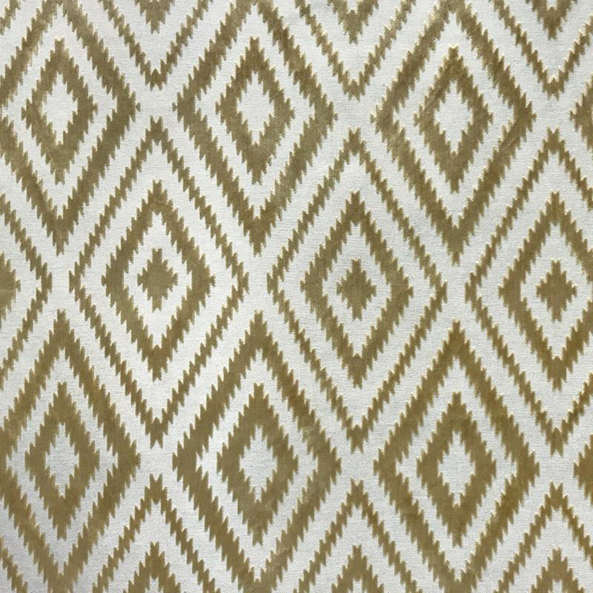 Waverly Velvet Fabric - Zigzag Diamond Pattern, 55" Width (1 Yard)
