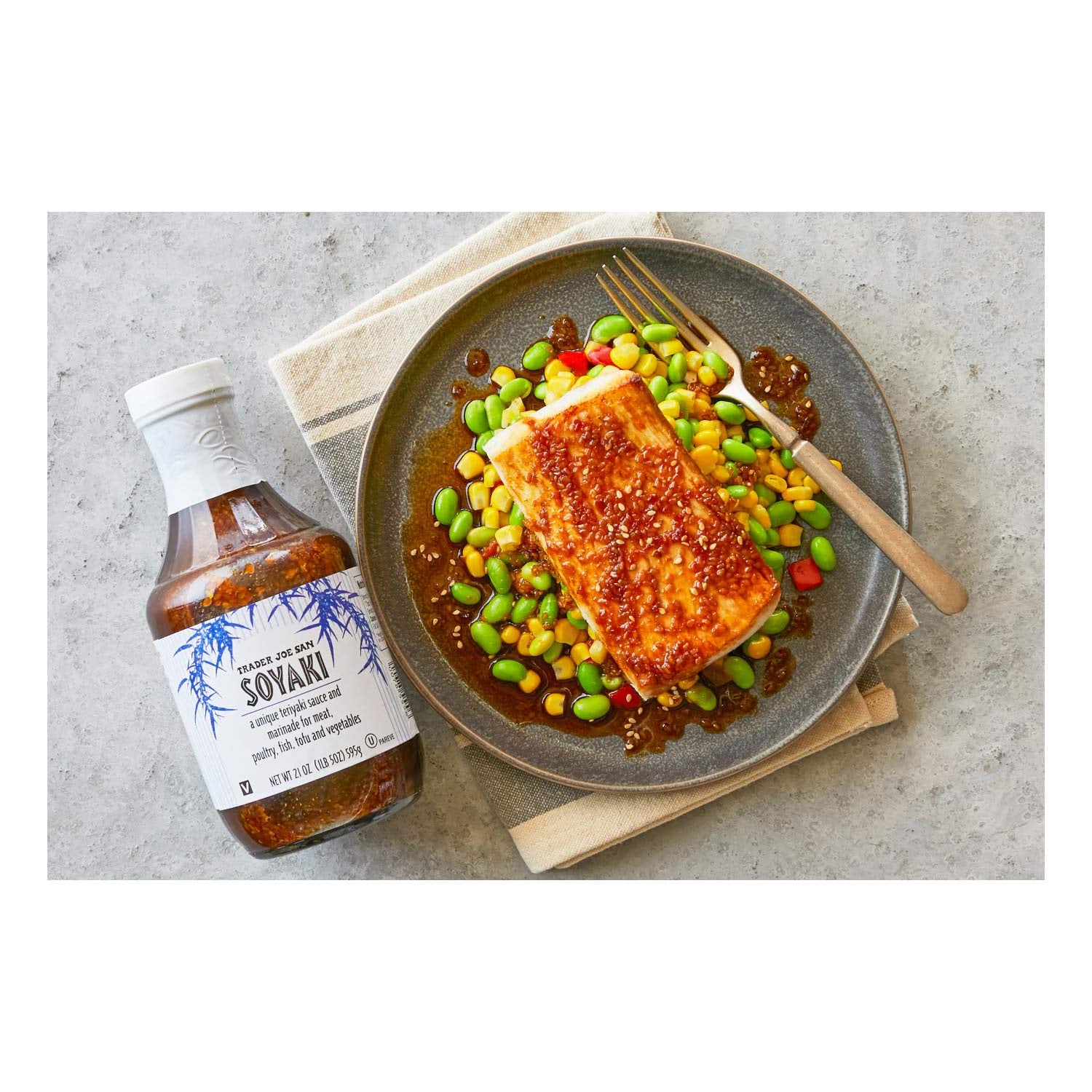 Trader Joe’s Soyaki Sauce With Garlic & Sesame 21 Oz