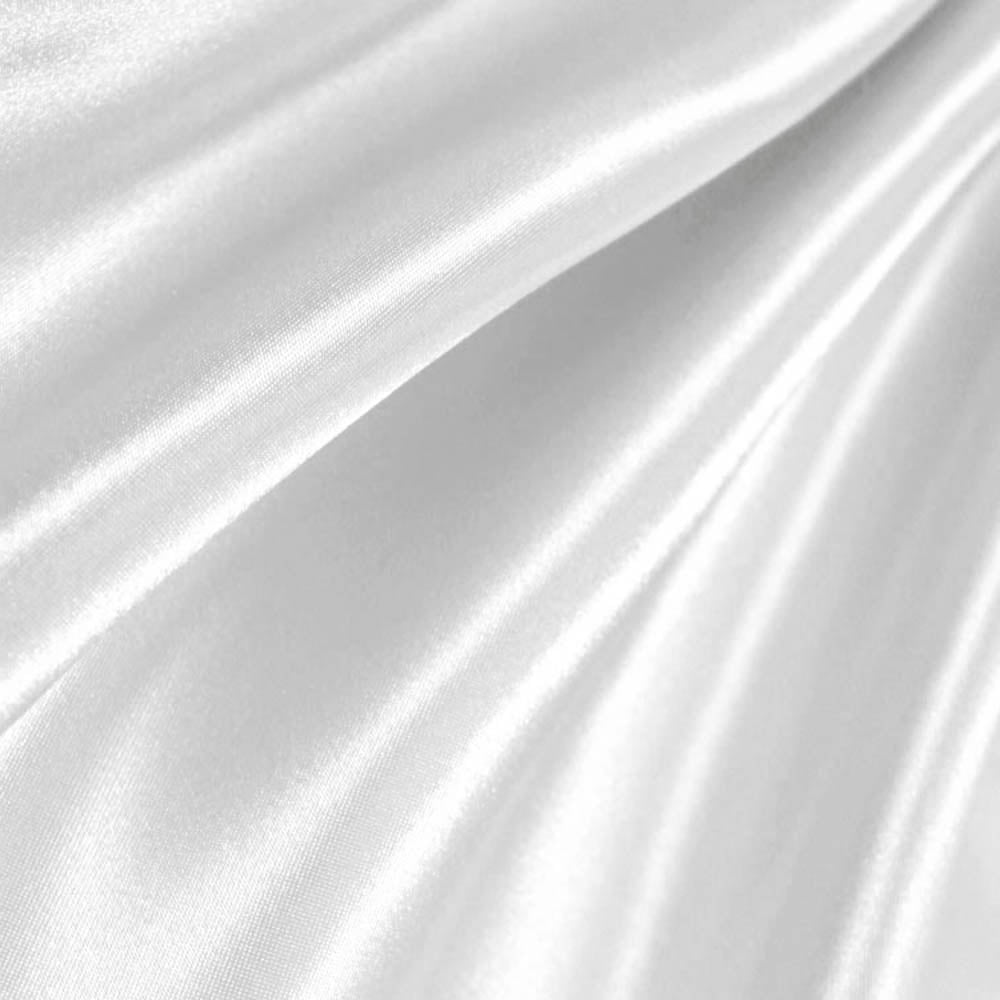 Bridal Satin White Fabric,