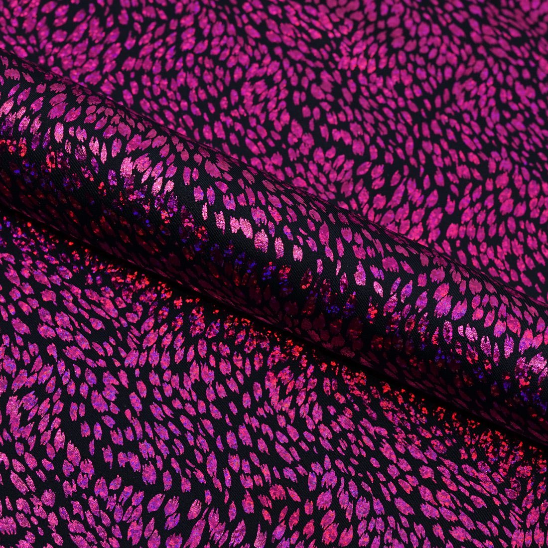 Wild Things Nylon Spandex Fabric - Animal Print Foil, 58" Width (1 Yard)
