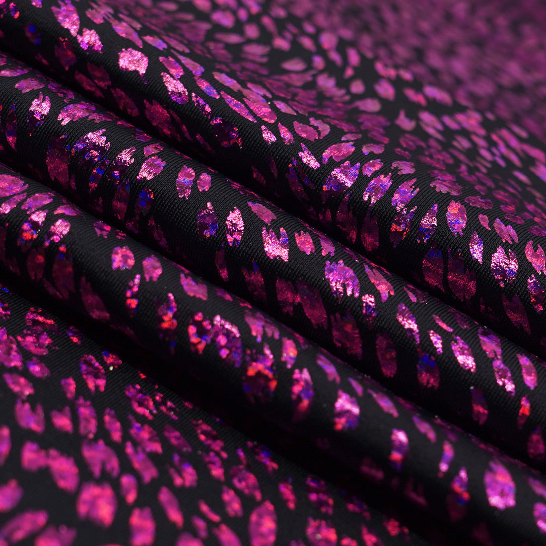 Wild Things Nylon Spandex Fabric - Animal Print Foil, 58" Width (1 Yard)