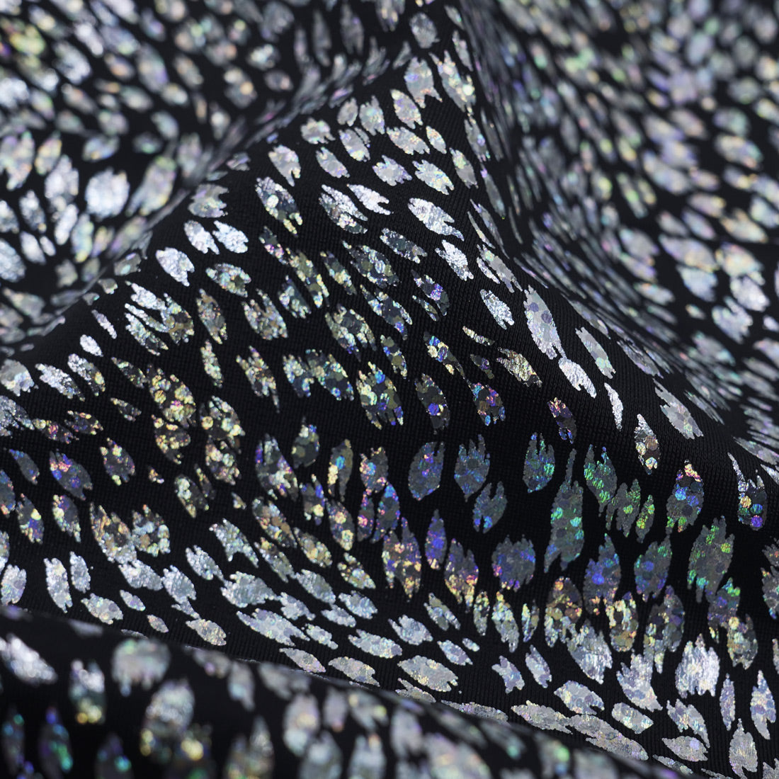 Wild Things Nylon Spandex Fabric - Animal Print Foil, 58" Width (1 Yard)